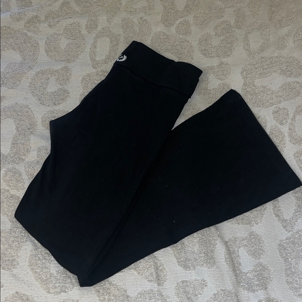PINK Black Yoga flare Pants